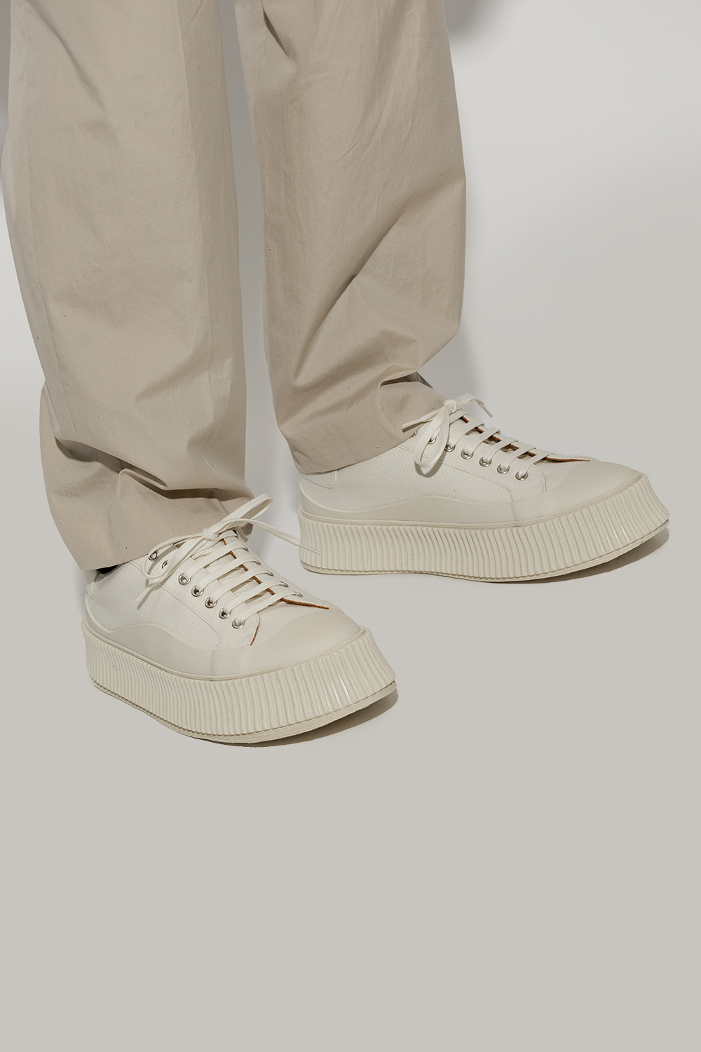 jil sander v item | Cream Sneakers JIL SANDER - SchaferandweinerShops  Bahamas